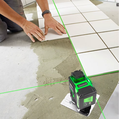 DataVolt 4D Kruislijnlaser – 16 Lijnen · 360° · 50 Meter Meetbereik